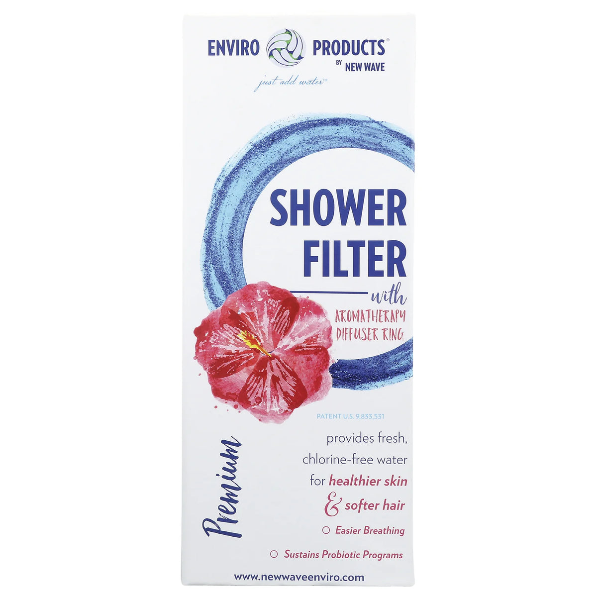 Premium Shower Filter with Aromatherapy Ring