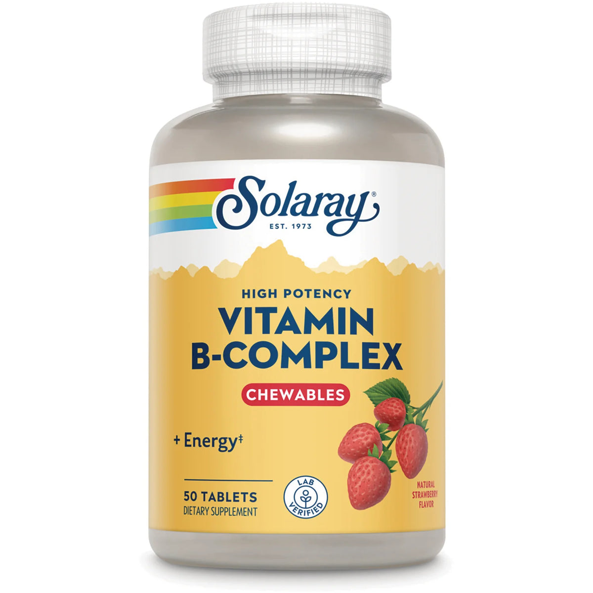 High Potency Vitamin  B-Complex Chewables - Strawberry