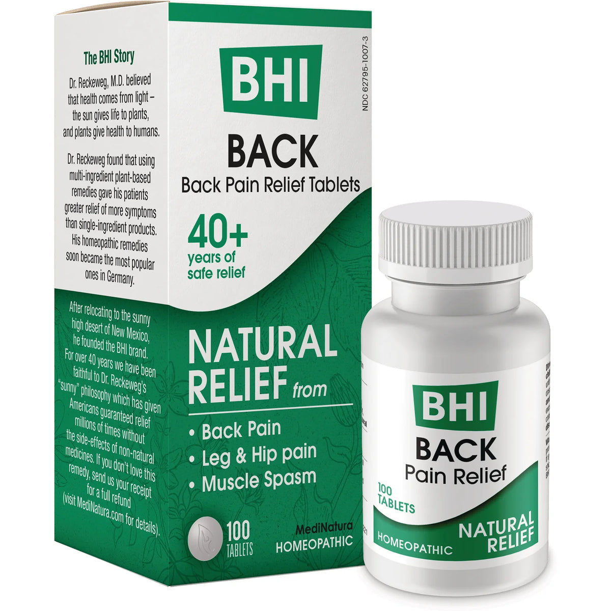 BHI Back Pain Relief Tablets